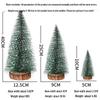 Mini DIY Pine Needle Christmas Tree Ornaments - Small White Cedar Desktop Decoration