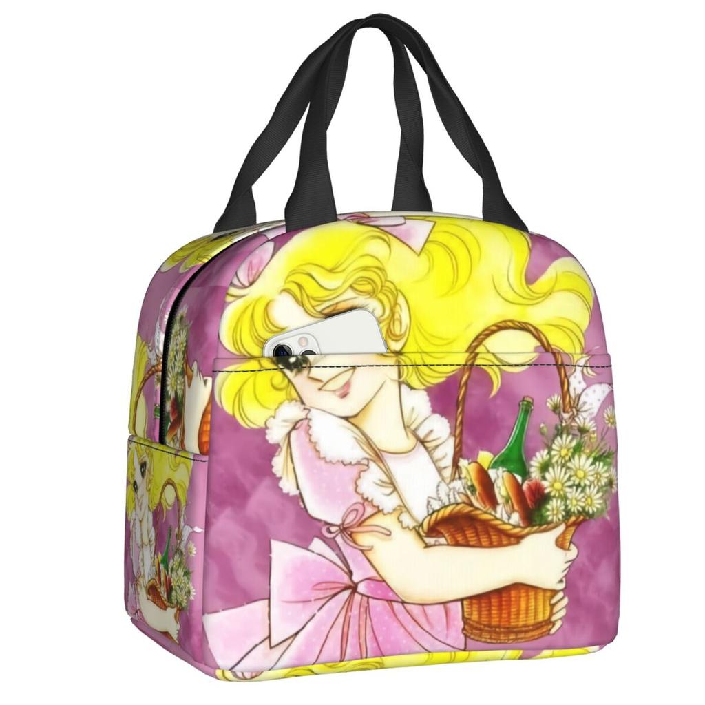 Custom Candy Candy Lunch Bag Men Women Cooler Thermal Insulated Lunch Box for Adult Office