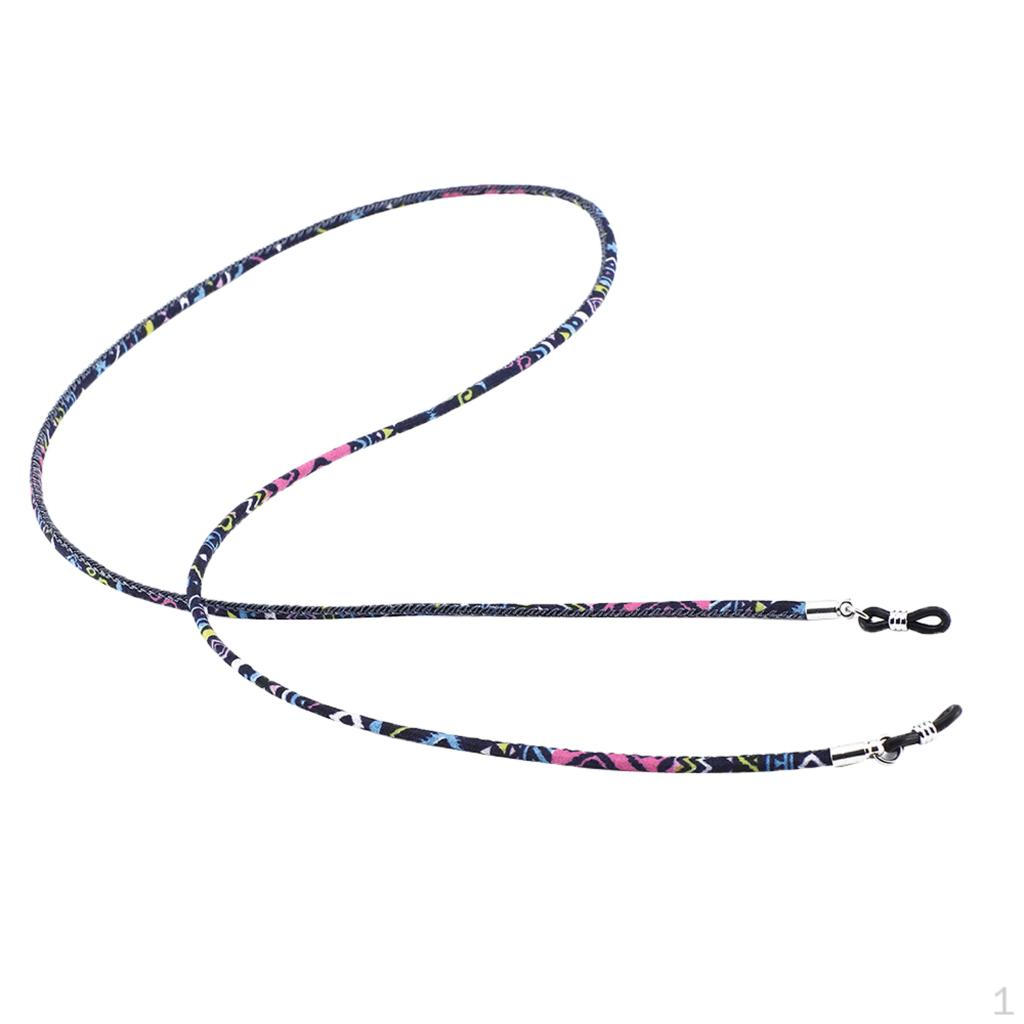 

79cm Sunglasses Chain Holder Lanyard Premium Necklace for Women темно-синього кольору