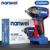 NANWEI 350 Nm Electric Impact Wrench Chuck Diameter 1/2, Maximum Speed 2450 rpm