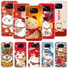 Lucky Cat Maneki Neko Japanese Phone Case For Xiaomi Poco X7 X6 X5 Pro F7 Ultra Redmi 15C 15 13 13C 12 12C 10 10A 10C 9 9A 9C 9T