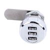Combination Cabinet Cam Lock Mini 3 Digit Password Mechanical Cabinet Lock for Drawer Mailbox Office L20