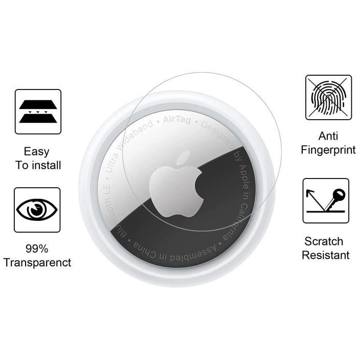 Film plastique Compatible avec AirTag de 2021 [Lot de 2] Protection Souple Phonillico®