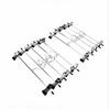 Pants Hangers with Clips Metal Heavy Duty Non Slip Skirt Hangers for Clothes Trousers Closet Storage 10pcs
