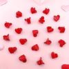 Solid Color Heart Shaped Hair Clips Mini Hair Clips Elegant Hair Barrettes For Valentine's Day