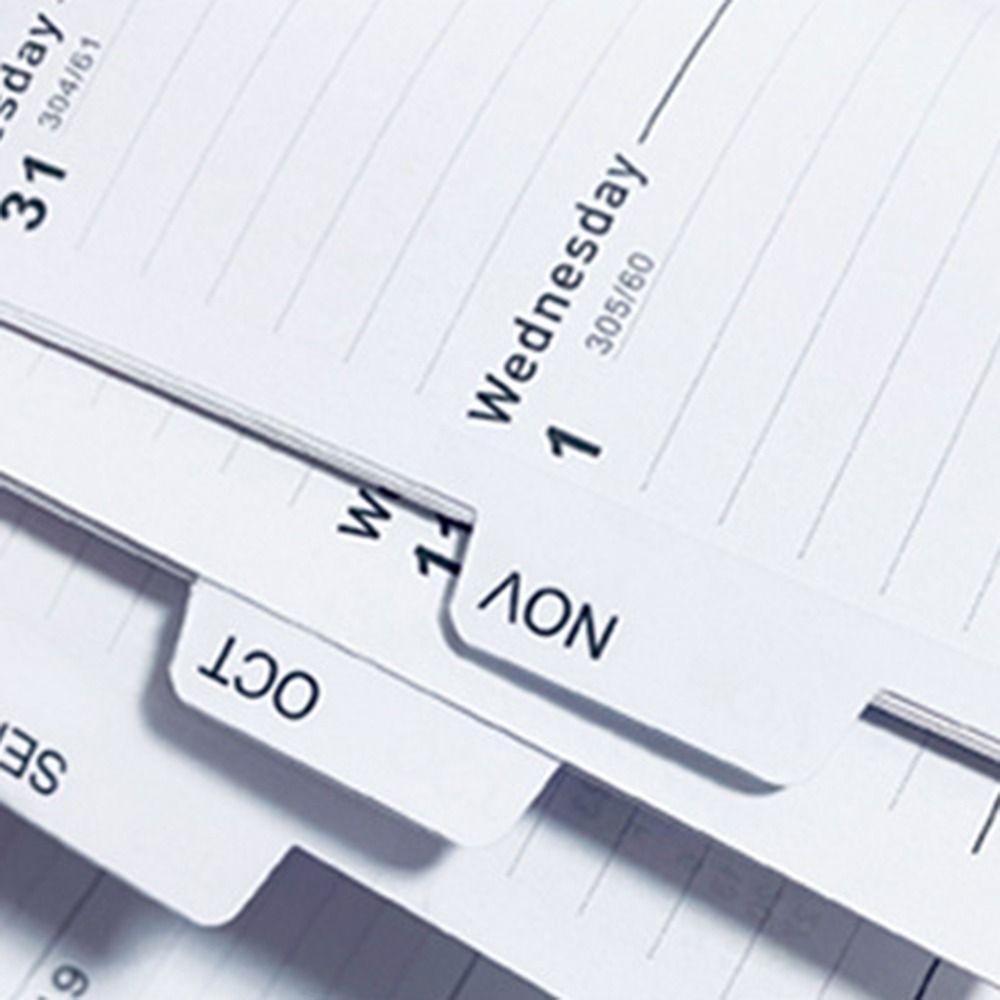 12 Months Schedule Planner Notepad To Do List Binder Coil Notebook A5 Agenda Book  Business