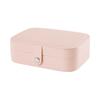 Simple Jewelry Box, Jewelry Box, Small Door Portable Storage Earrings, Earrings, Rings, Necklaces, Double-layer Storage Box.