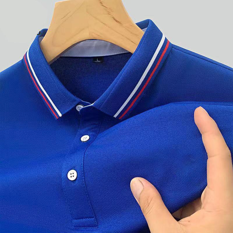 2026 Letní Polo tričko Pánské Horké Vysoce Kvalitní Pánské Krátký Rukáv Prodyšné Top Business Casual Polo-tričko pro Pány