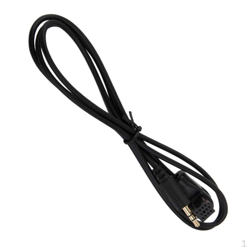Car Radio Audio Wiring Adapter 3.5mm Male Aux Input to BUS Female Port
