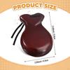 1 Pair Spanish Wooden Castanets for Adults And Children, Handmade Hand Percussion Instruments