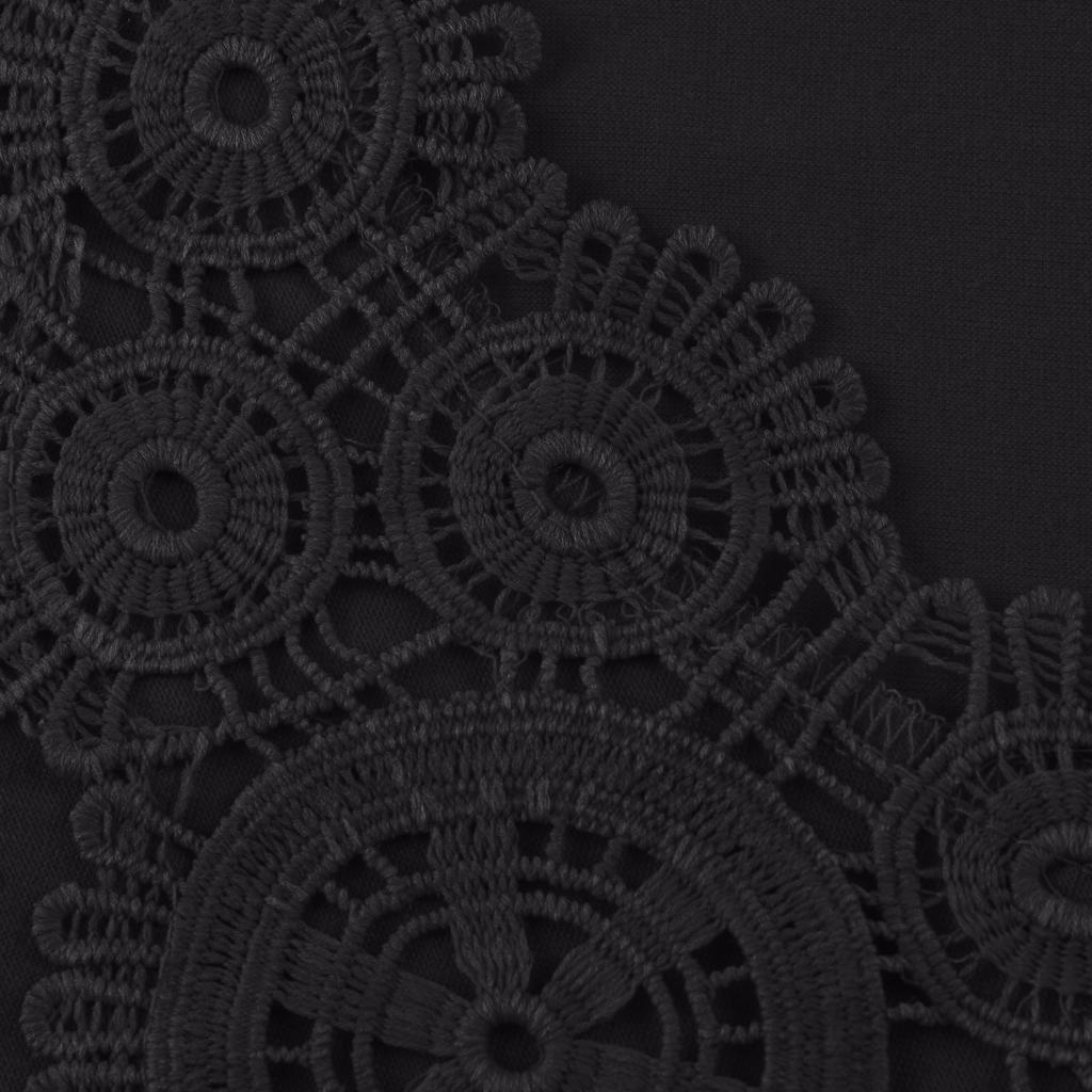 Fashion Women's  Long Sleeve Round Neck Lace Loose Soft Comfortable Elastic Tops