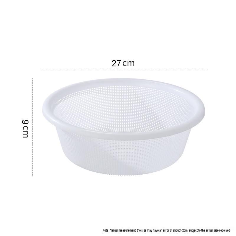Round Plastic Fine-Mesh Draining Basket