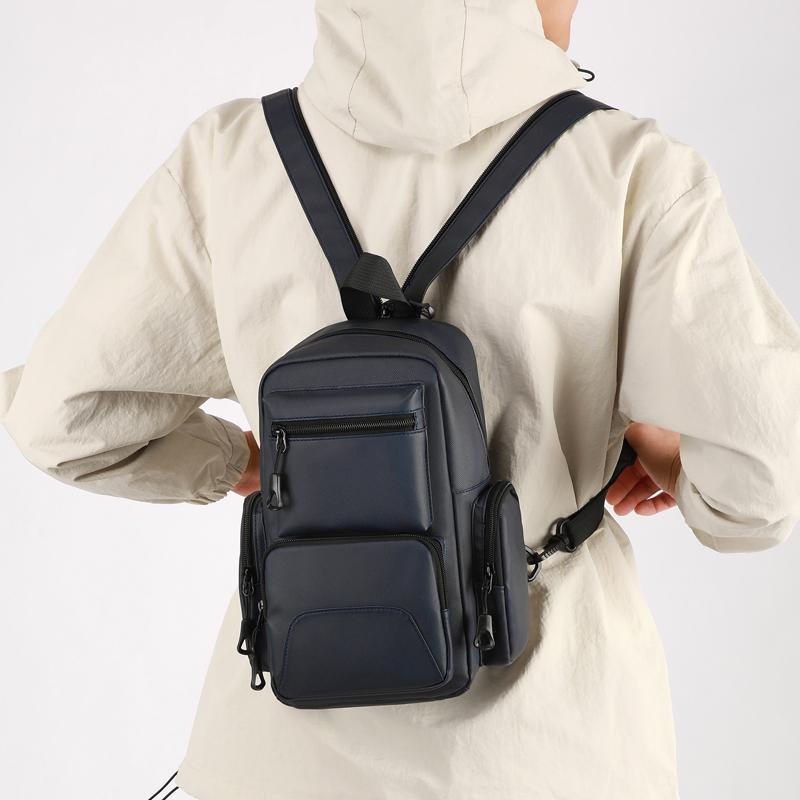 Adjustable Strap Chest Bag, Multi-functional Backpack, Sports Bag, Backpack, Zipper Anti-theft Pocket, Suitable for Daily Commut