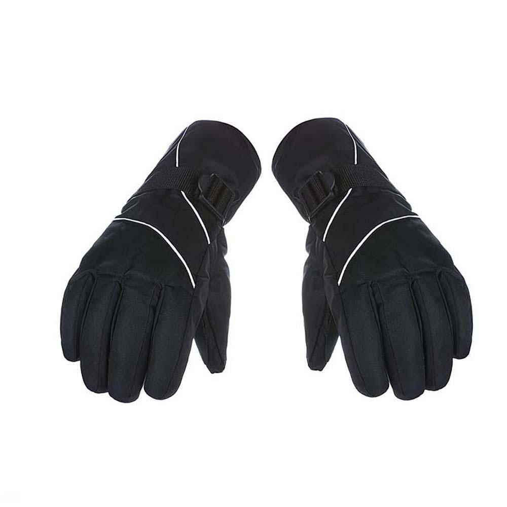Anti-splash Water Unisex Windproof Gloves Soft Thickened Finger Mittens  Cycling чёрный