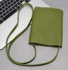 Crossbody stylish thin mini shoulder shoulder shoulder walking thin shoulder messenger crossbody shoulder one body compact bag Green [Aspersio] bag,
