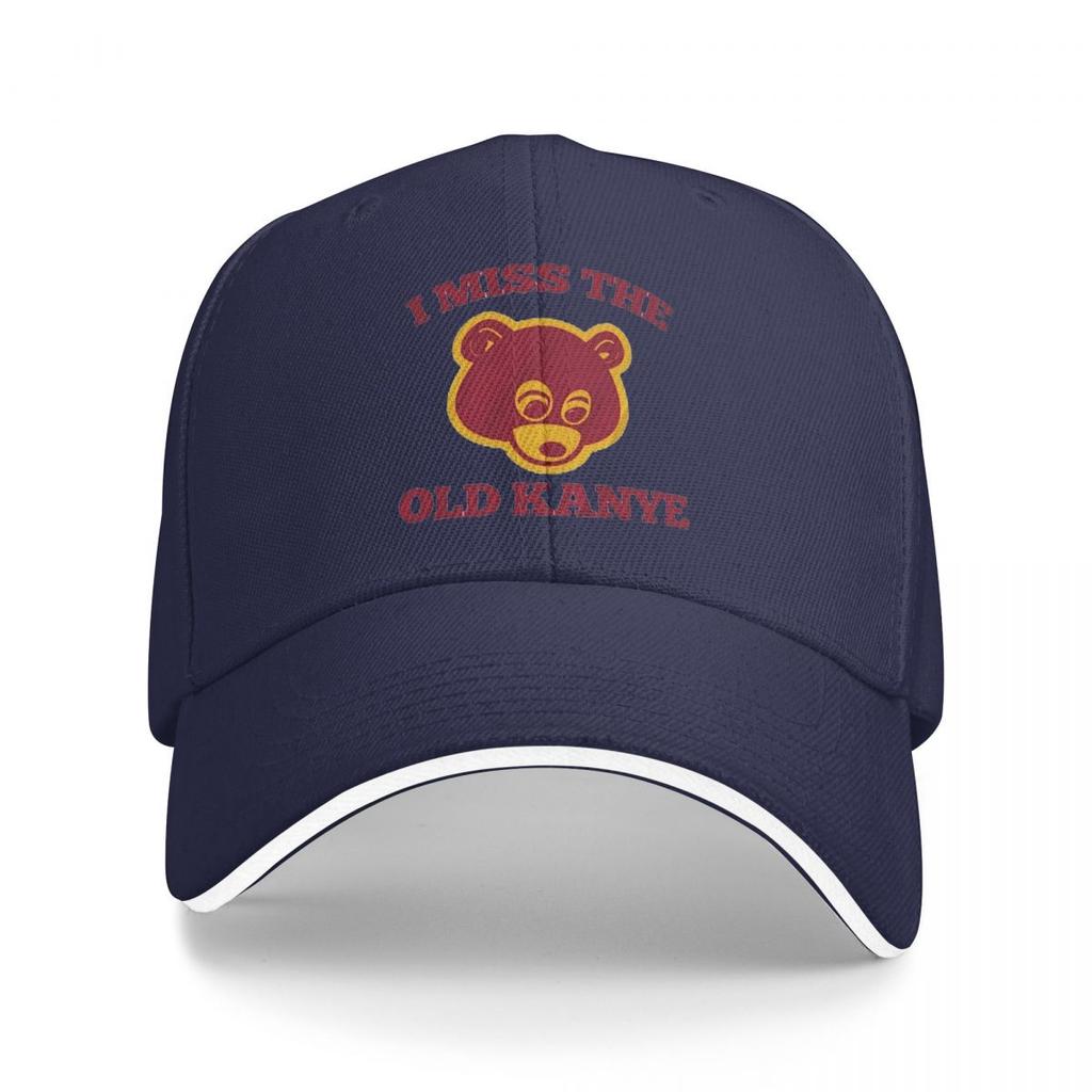 I Miss The Old Kanye West Bear Baseball Caps Snapback Baseball Hats Breathable Casual Casquette Outdoor for Men And Women