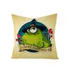 New Home Furnishings Halloween Polyester Pillow Case Home Pumpkin Ghost Fire Cushion Waist Pillow Case