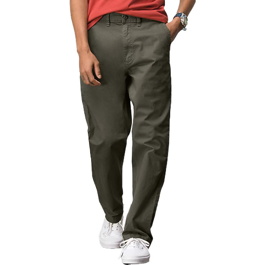 Vans Casual Pants Men's Army Green Moderate Straight Fit Pants VN0A5FKGKCZ