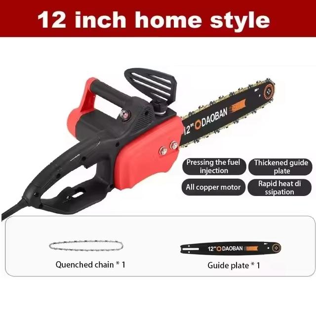Mini Felling Saw Home Electric Chain Saw Chain Saw Tree Magic Handheld Electric Chain Saw High Power Electric Saw 16inch 12inch