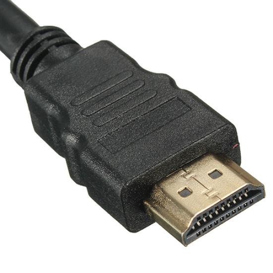 5 Feet 1080P HDTV HDMI-compatible Male to 3 RCA Audio Video AV Cable Cord Adapter