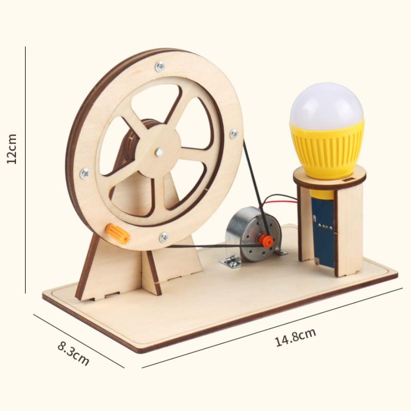 Hand-cranked Generator Set Student Science and Technology Children's Handmade DIY Material Creative Thinking Physics Experiment