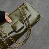 Women's Retro Shoulder Bags  PU Leather  Texture  Chain  Messenger Bag  Korean  Temperament  Bags with All the Matches