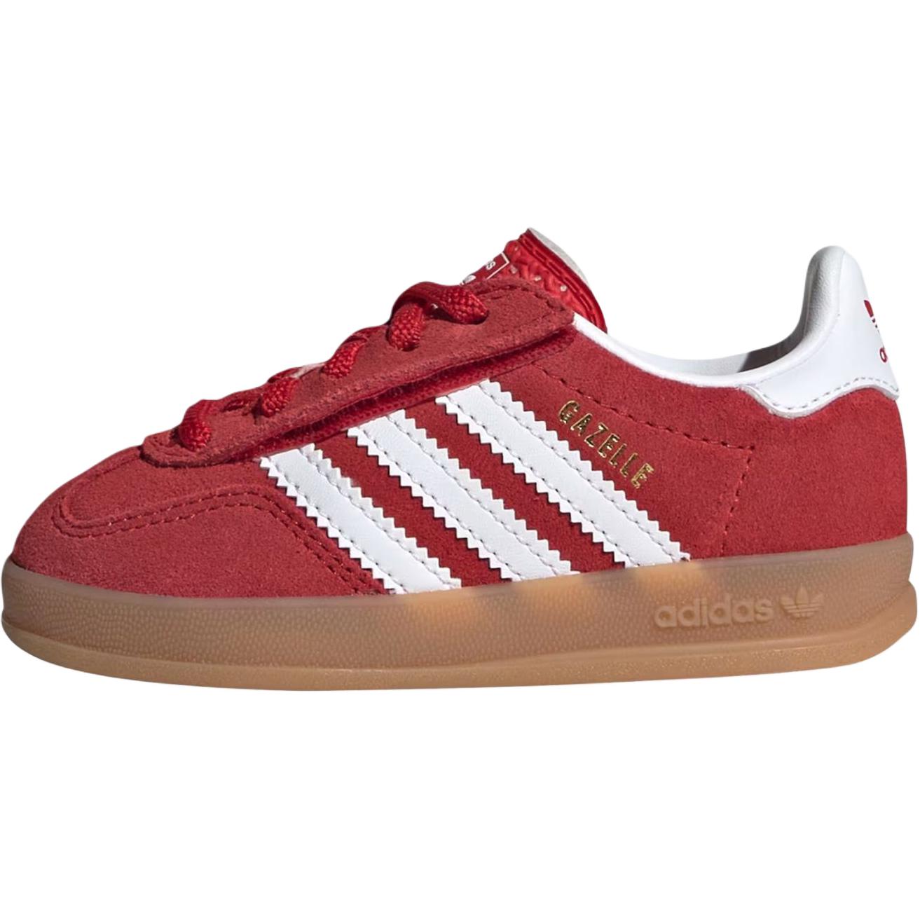 Adidas Originals GAZELLE INDOOR Low top Toddler Shoes Red Infant And Toddler IH9132 21