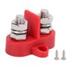 Busbar Terminal Block Positive Distribution Stud High Strength DC 48V 5/16in M8 for Truck RV Boat Car (A(Red)