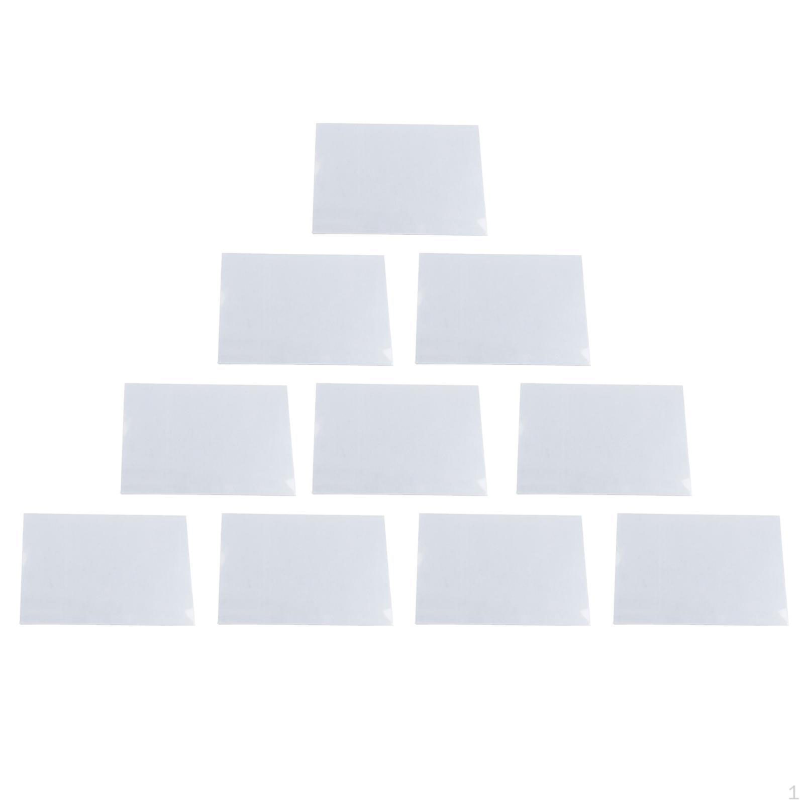 

10 шт. пустая термоусадочная бумага, листы пленки 6 дюймов x 8 дюймов, художественные принадлежности для бумаги ручной работы, для 0.2mm Transparent