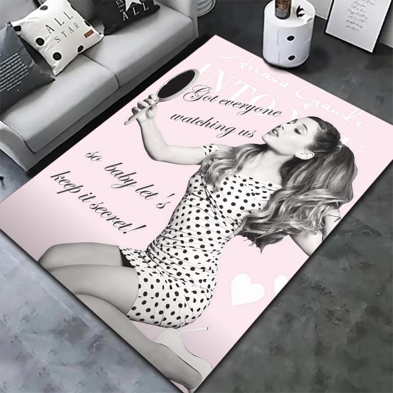 Ariana Grande Carpet Rug for Living Room Bedroom Home Sofa Decoration,Kids play Nonslip Floor Mat