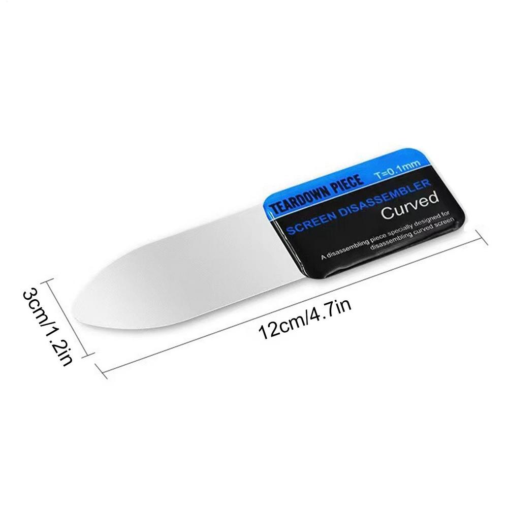 

1PC Ultra Thin Curved LCD Screen Spudger Opening Pry Card Disassemble Stainless Steel Metal Mobiles Phone Repair Tools