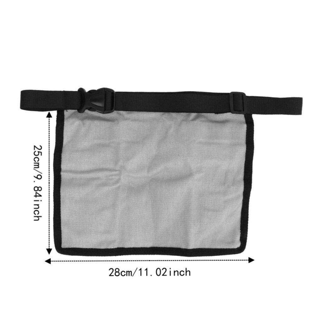 Heavy-Duty Tool Waist Apron Adjustable Strap Work Apron Belt Multi-Pocket Tool Pouch  Outdoor Use