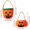Halloween Pumpkin Bag Large Capacity Handbag Candy Bag Holiday Gift Pumpkin Tote Bag Party Supplies Photoshooting Props