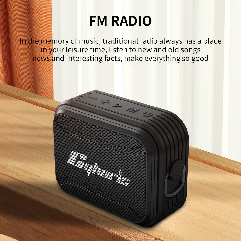 Głośnik CYBORIS T2 kompatybilny z Bluetooth Obsługa karty TF/dysku U/Wejścia AUX/Pojedynczej pętli/Nagrywania/FM