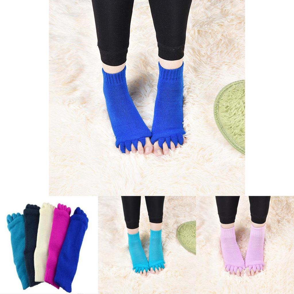 Fashionable Five Finger Toe Socks For Women With Breathable Cotton And Massage Benefits