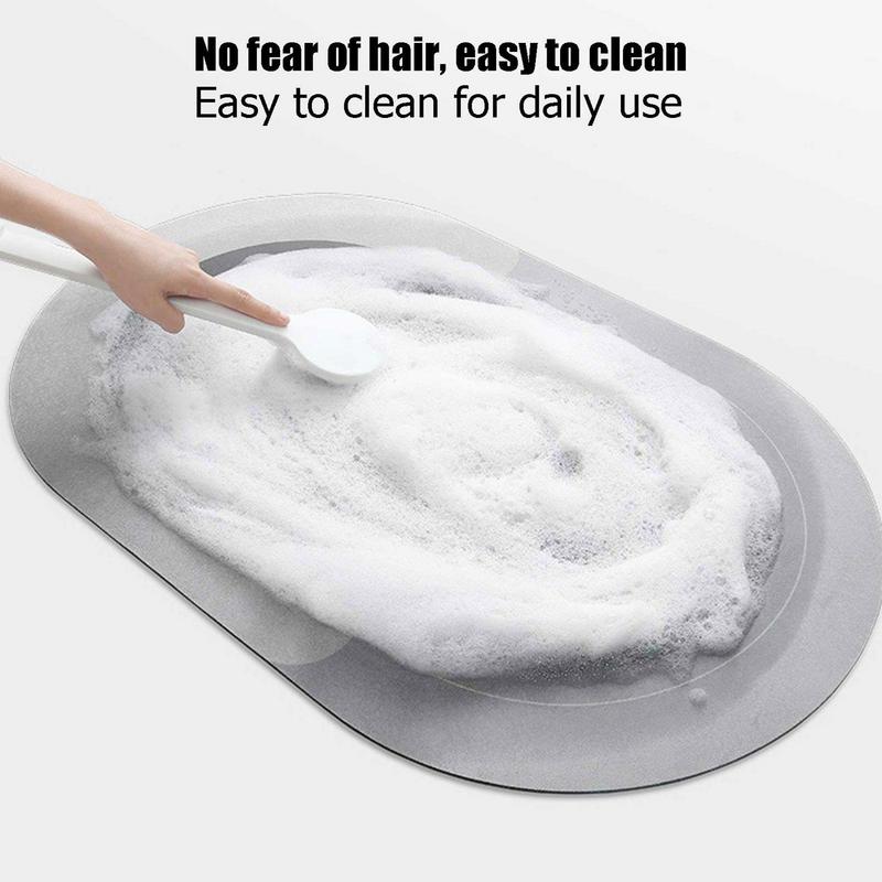 Diatom Mud Bath Mat Super Absorbent Bathroom Mat Non-Slip Toilet Pad Home Door Carpet Quick-Drying Bathtub Kitchen Floor Mat