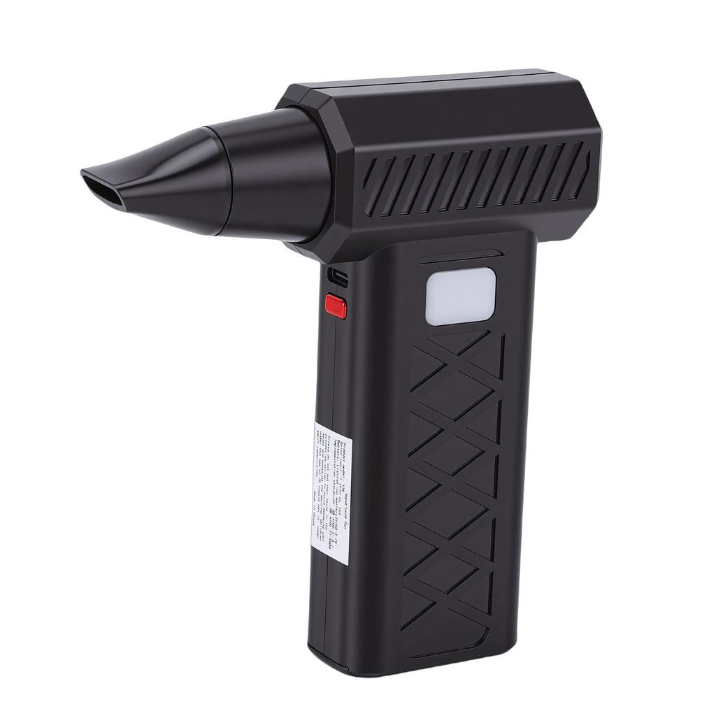 Duster LED Digital Display High Power High Speed Portable Electric   Blower Duster with Emergency Light for Outdoor Travel