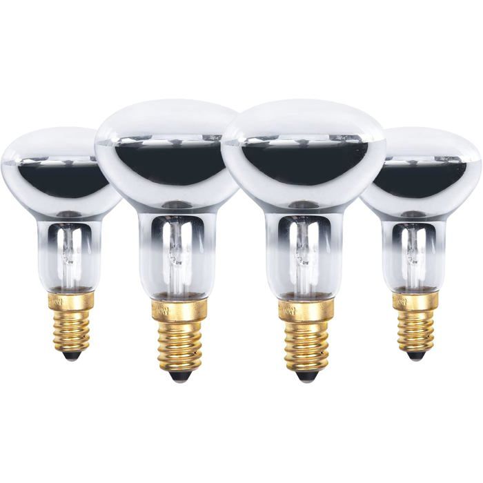 Lot de 4 ampoules de lampe à lave E14 Réflecteur Spot Ampoules 220-230 V 30 W R39 E14