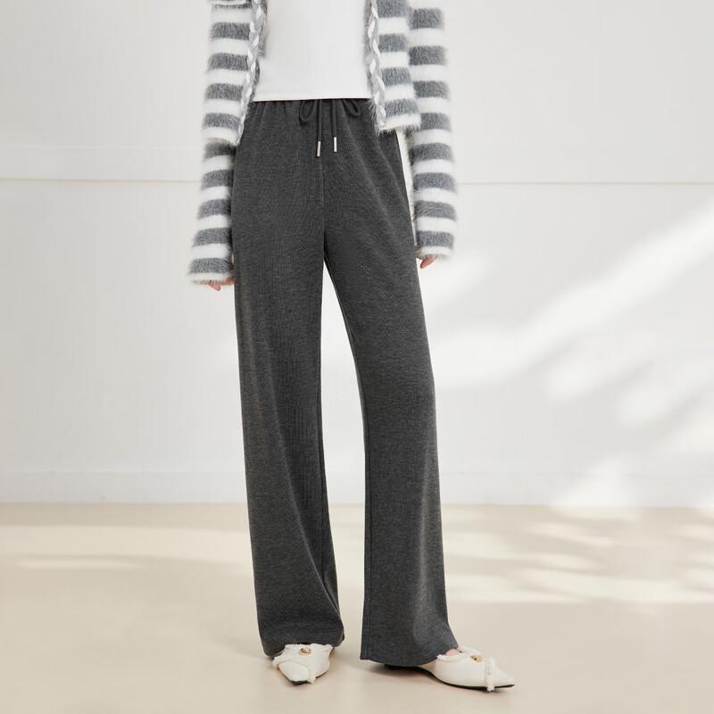 IEF 2025 Autumn Korean Style Wide-Leg Pants