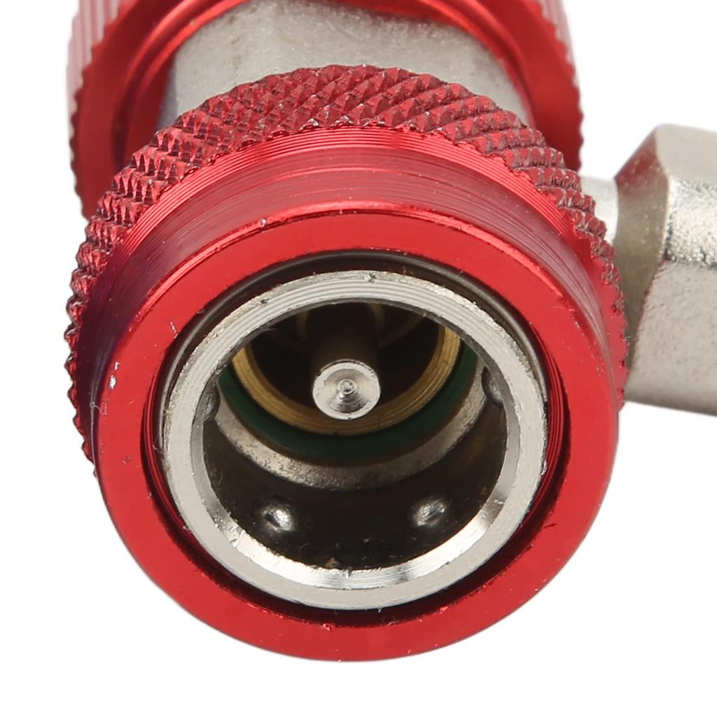 Quick Joint Quick Coupler L Type with Valve for AC Car Air Conditioner (R134a)