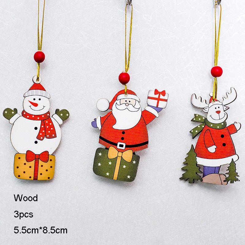 Wunderschön gefertigte Weihnachtsbaumschmuck-Kollektion mit einzigartigen Filz- und Holzdesigns für die Heimdekoration