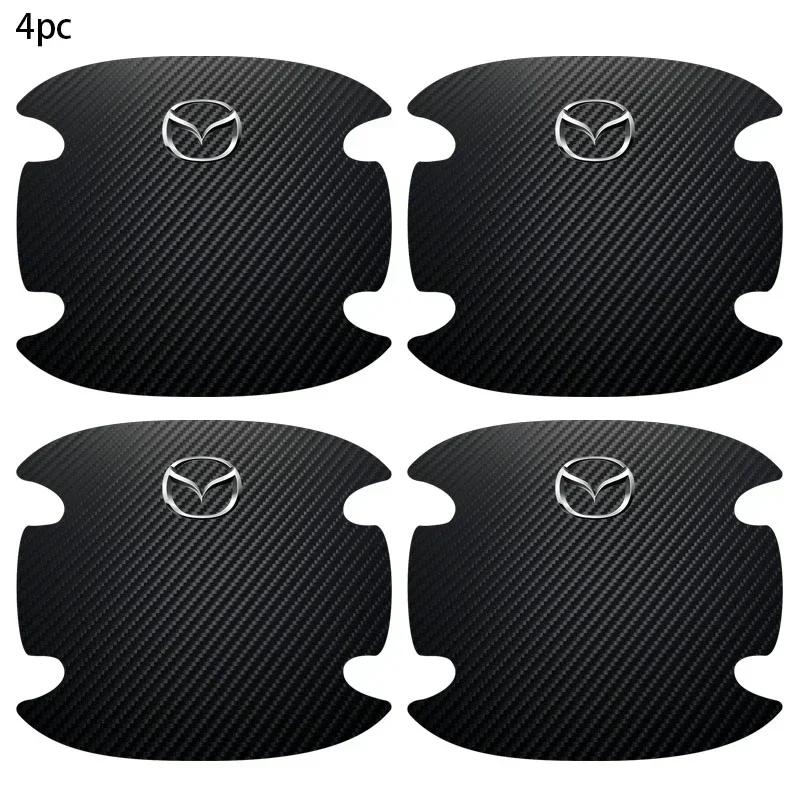 

Car Door Bowl Carbon Fiber Sticker Protection Film For Mazda 3 6 2 5 Axela Atenza Demio CX3 CX5 CX7 CX30 MX3 MX5 Speed MPE MS For Mazda
