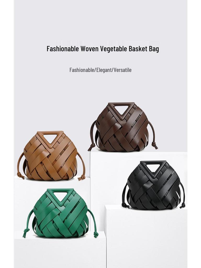 Bolsas de Palha Tecidas de Grande Capacidade para Mulheres 2024 com Fecho de Clipe Metálico - Moda Europeia e Americana