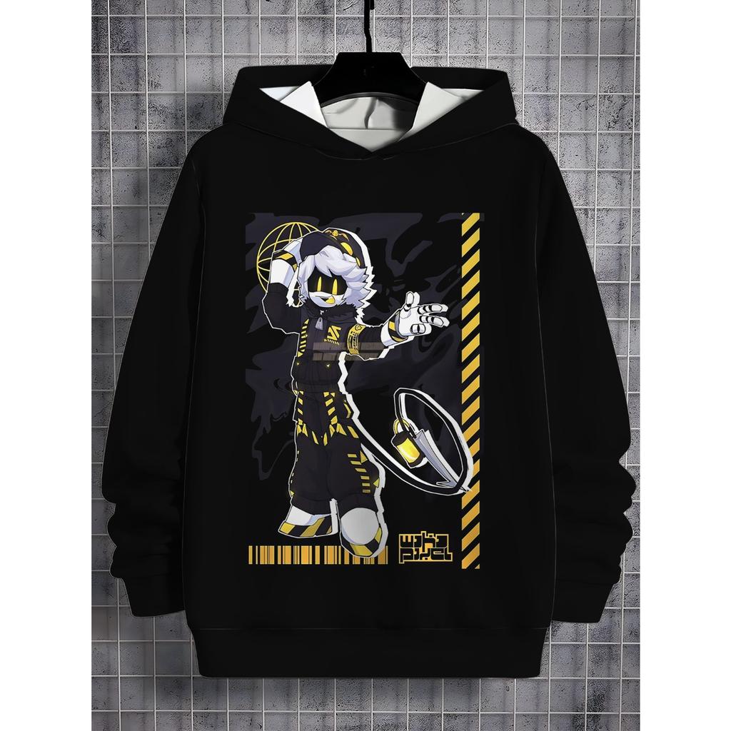 Murder Drones Sezon Nadruk 3D Na Wszystkie Sezony Dziecięca Bluza Casualowa Fajne Pulowery Unisex Ubrania Chłopięce Dziewczęce Bluzy z Kapturem