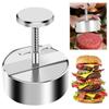 Stainless Steel Hamburger Press Mold 8/10/11/14cm Rice Ball Mold Thickness Burger Patty Maker  BBQ