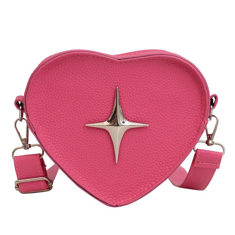 Trendy Heart Shaped Mini Crossbody Bag For Women In Chic Design Ideal For Daily Use