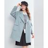 Betu Women's 2025 Winter Commuter 65.8% Wool Blend Coat (25N2311T19)