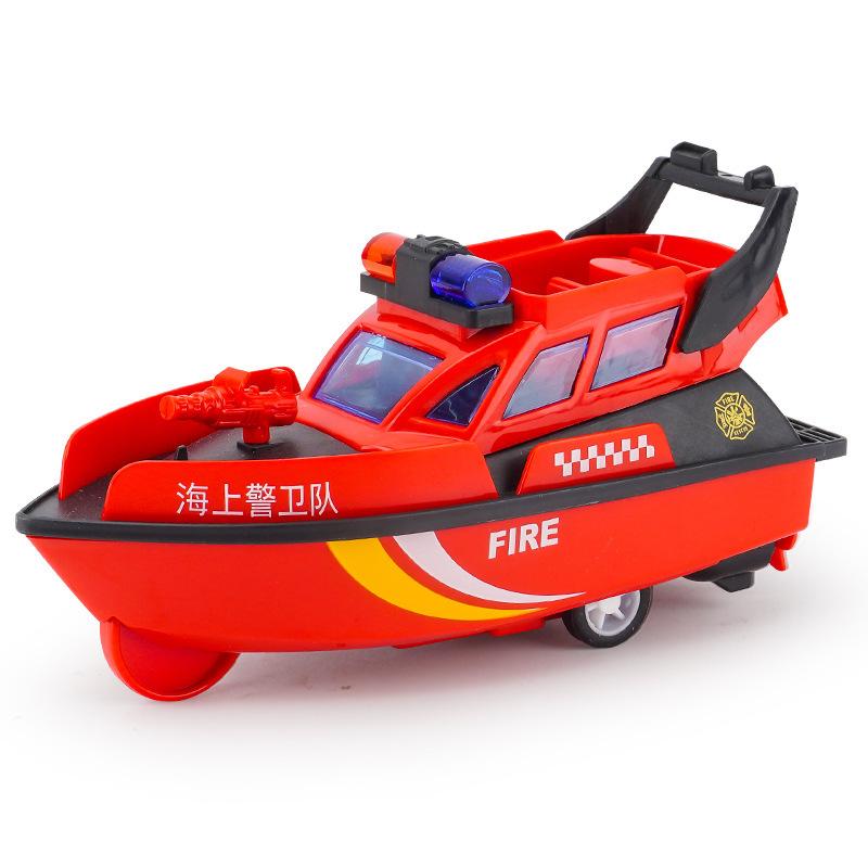 Children's Inertia Police Car Toy Boy Simulation Off-road Drop-resistant Fire Car Model Gift