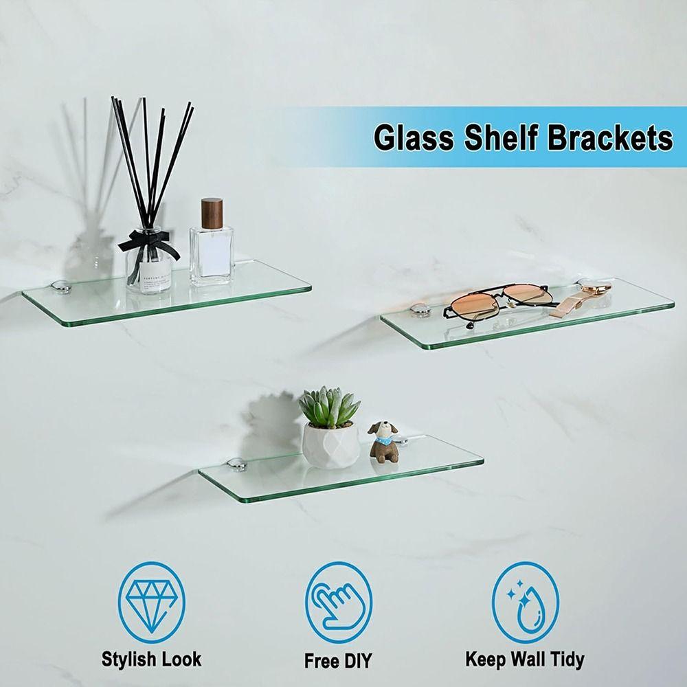 Heavy Duty Railing Holder Stainless Steel Glass Support Hardware Wall Mount Clip