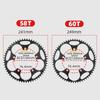 130 BCD Fahrrad Kettenblatt Narrow Wide Sterne 38-60T Al7075 Ritzel Für Rennrad Positives Und Negatives Kettenblatt